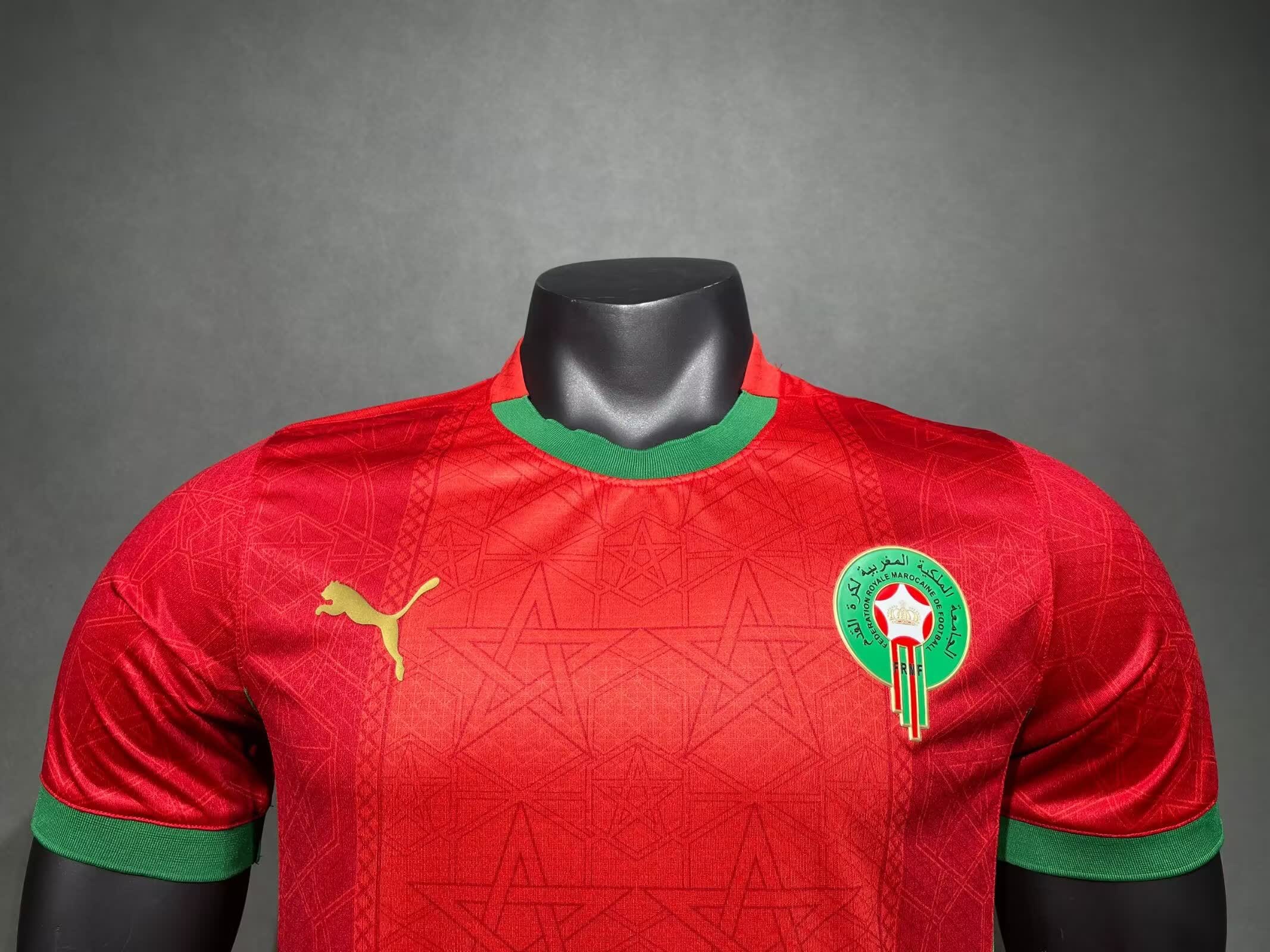 Maillot version joueur domicile Maroc