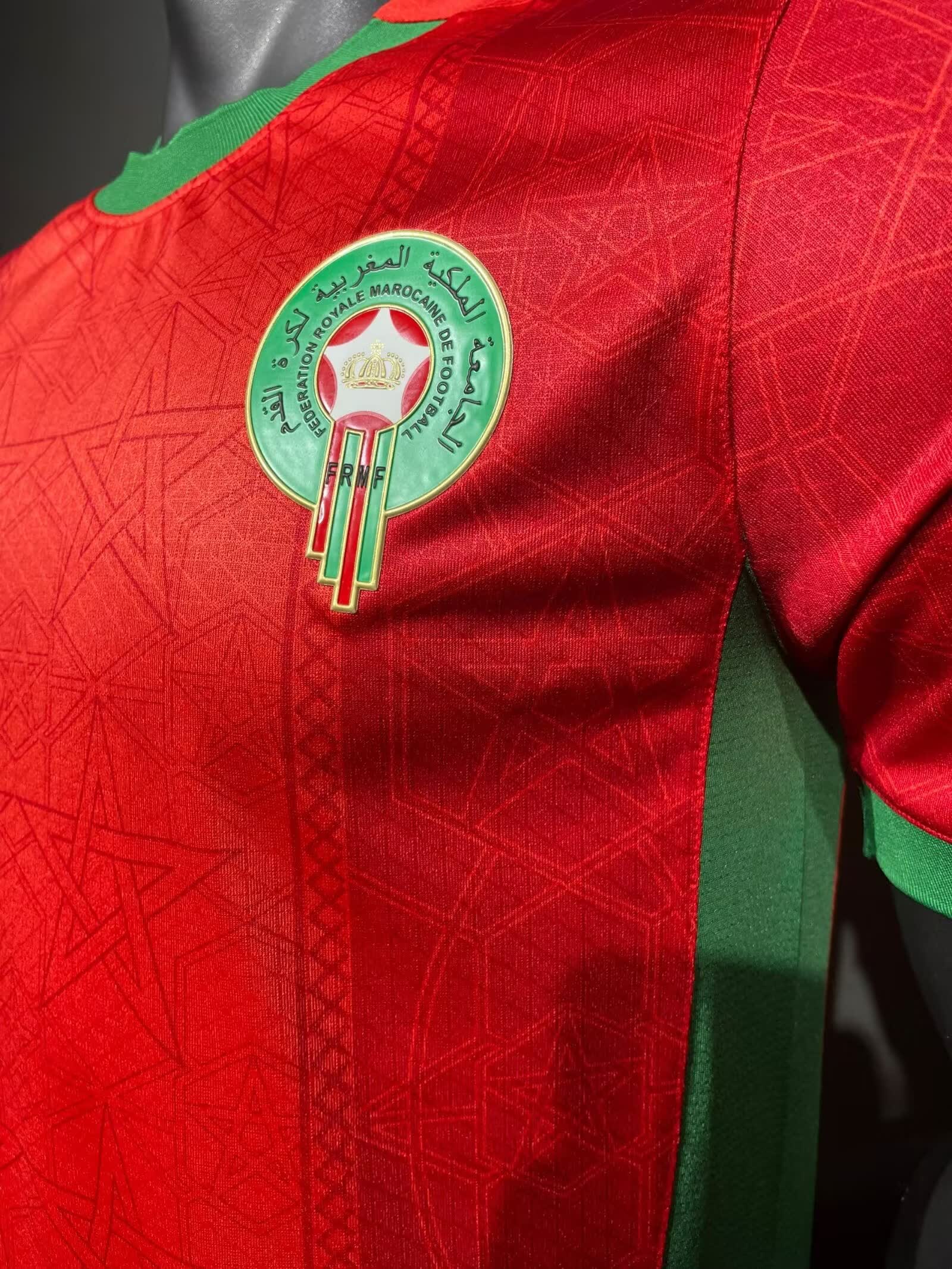 Maillot version joueur domicile Maroc